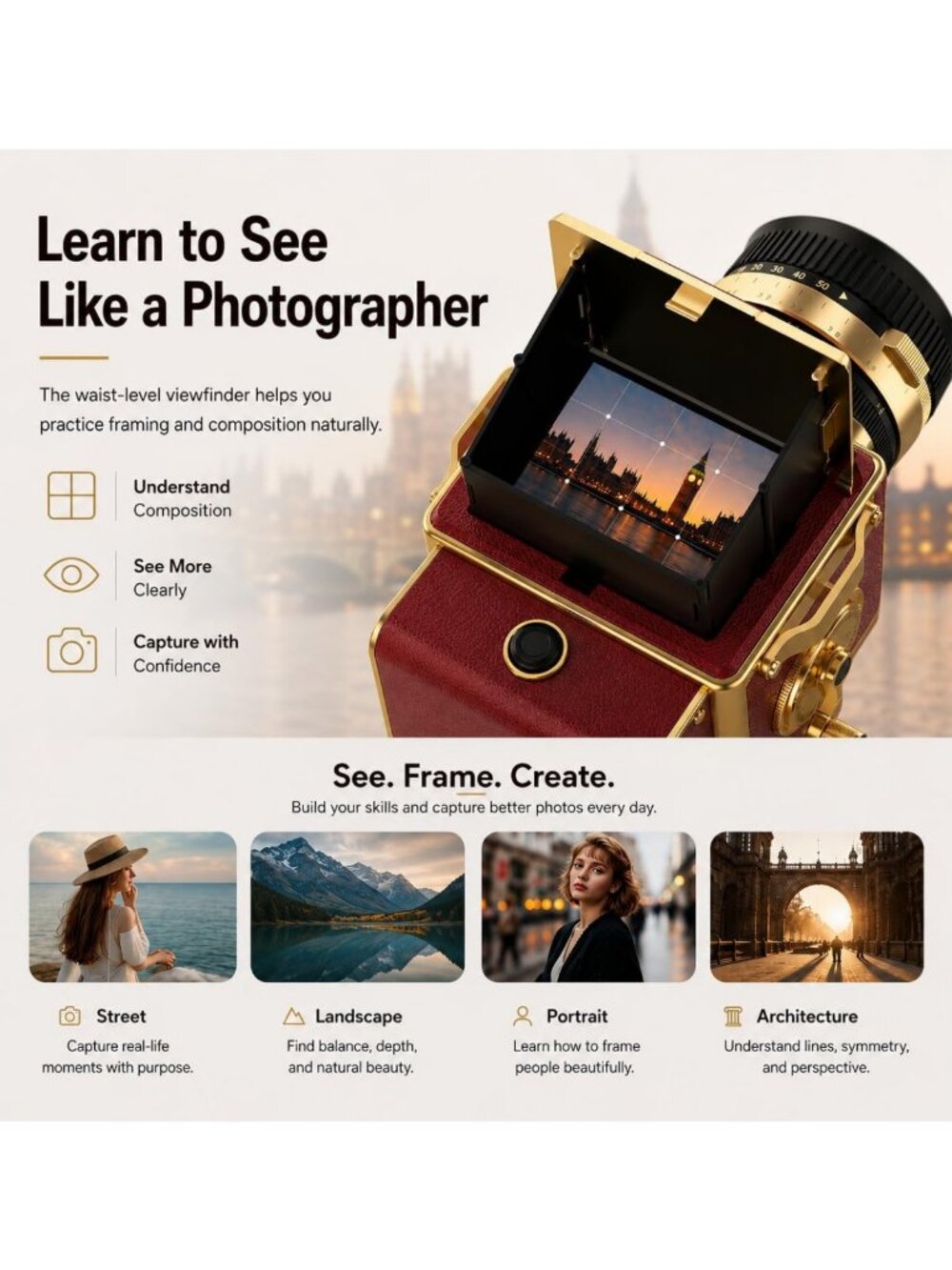 64MP Retro Digital Camera, 2.7K Point & Shoot, Autofocus, 16X Zoom, Compact for - Picture 2 of 9